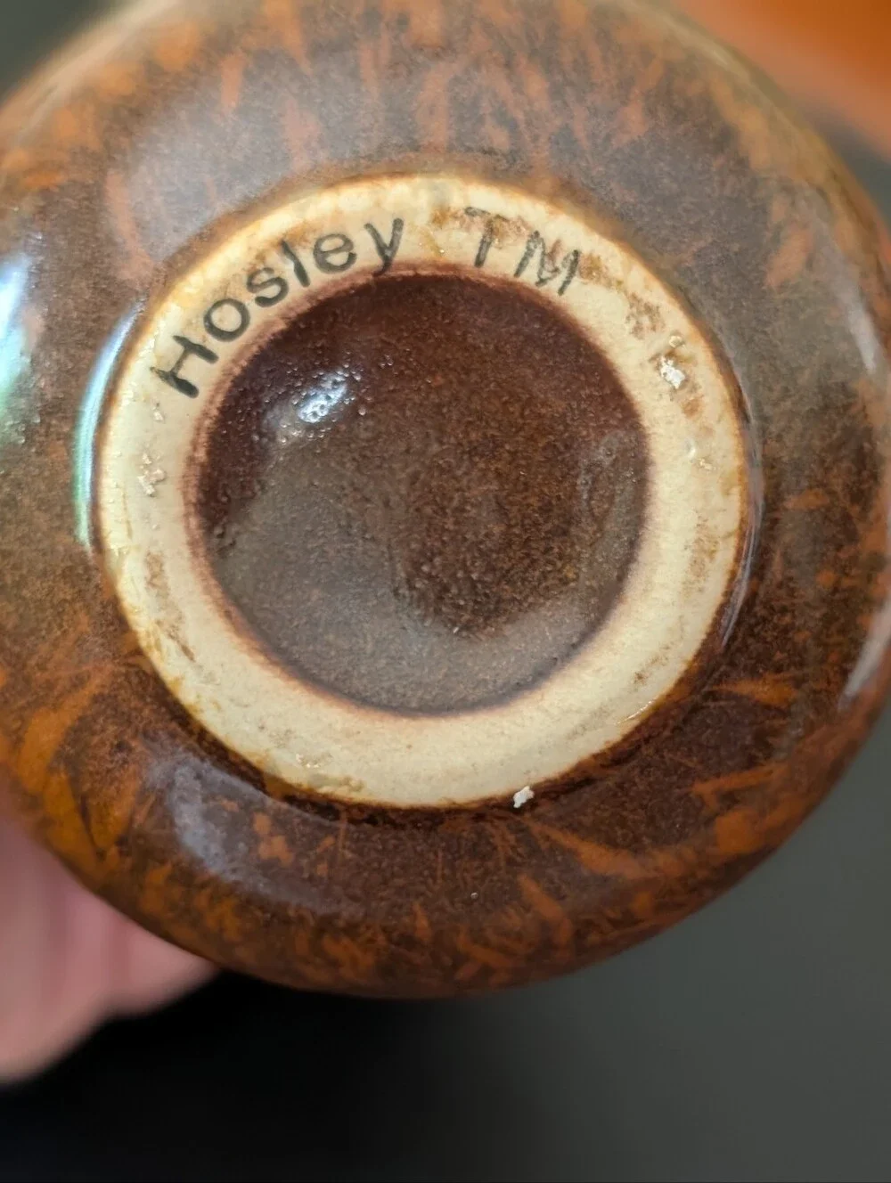 Hosley Pottery Small Glazed Vase